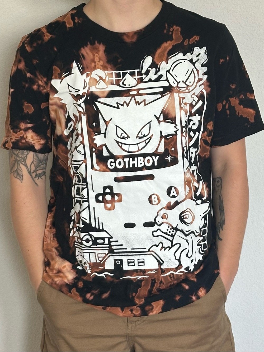 Pokemon Acid Wash Game Boy Color T Shirt